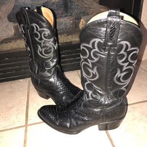 Men Python Boots